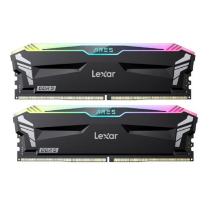 Memorija 32GB (2x 16GB) Lexar Ares RGB DDR5 6400MTs CL30 UDIMM LD5EU016G-R6400GDLA