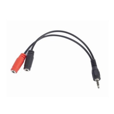 3.5mm audio + adapter za mikrofon kabl 0.2m Gembird CCA-417