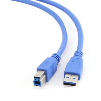 USB 3.0 kabl sa AM na BM priključak 3m Gembird CCP-USB3-AMBM-10