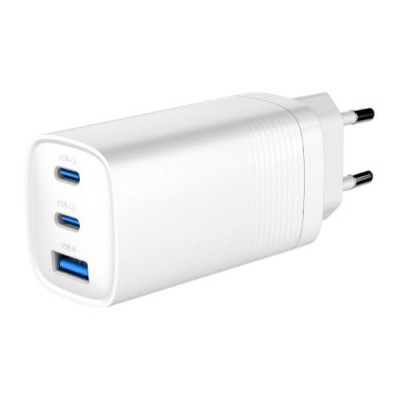 65W GaN USB PowerDelivery brzi punjač Gembird TA-UC-PDQC65-01-W