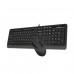 Fstyler Multimedia Desktop Set tastatura i optički miš A4 Tech F1010(Gray)