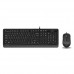 Fstyler Multimedia Desktop Set tastatura i optički miš A4 Tech F1010(Gray)