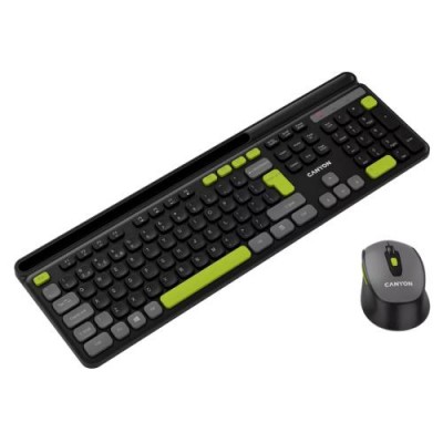 Wireless Combo HSET-W5 bežična tastatura i miš Canyon CNS-HSETW5BK-ADR